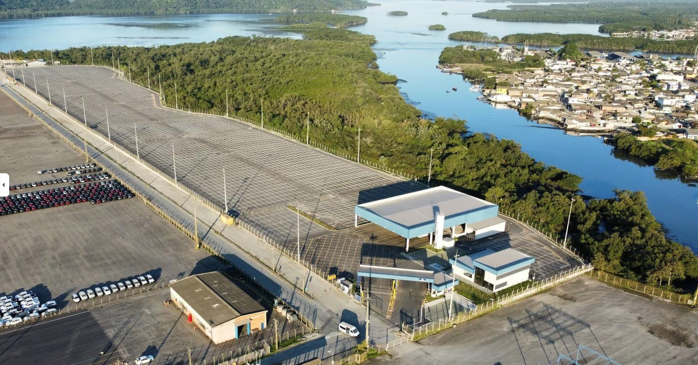 Projeto de drenagem e estabilização para pátio portuário